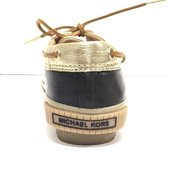 Michael Kors Hyde Waterproof Duck Shoe Pale Gold 6 - Picture 9 of 13